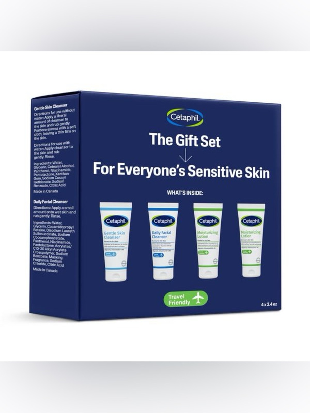 Cetaphil Sensitive Skin Gift Set Travel Size Cetaphil Skincare NEW
